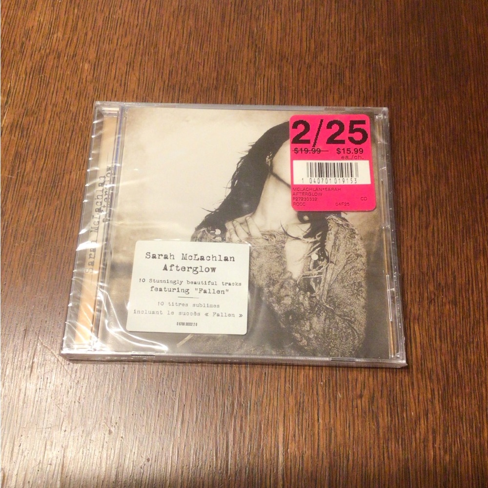 Sarah McLachlan Afterglow CD
